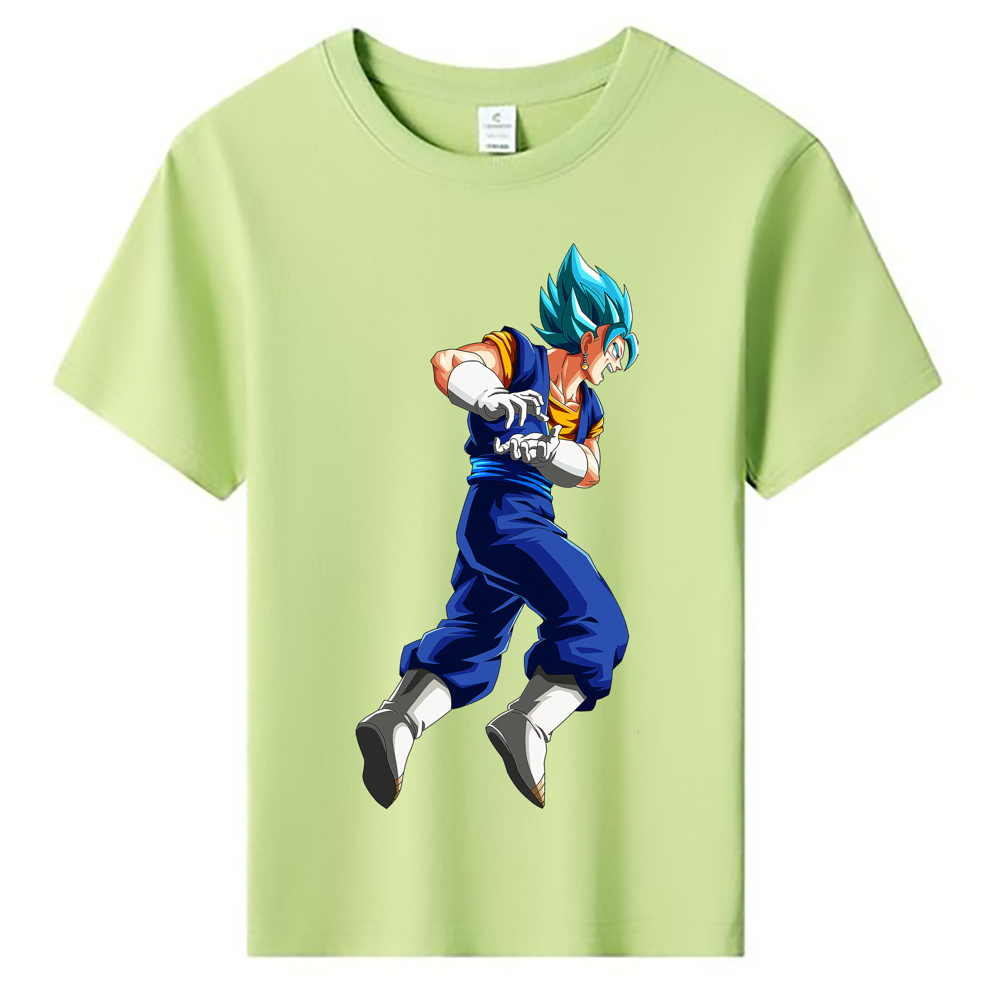 （画像用） ドラゴンボール ベジット DRAGON BALL Vegetto 綿100％キッズTシャツ（フロントプリント）